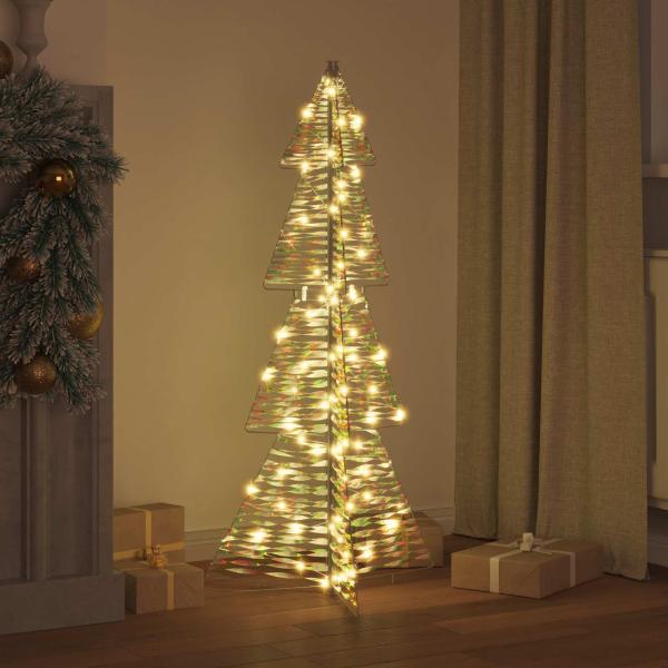 Weihnachtsbaum 100 LEDs Warmes Weiß 120 cm PET