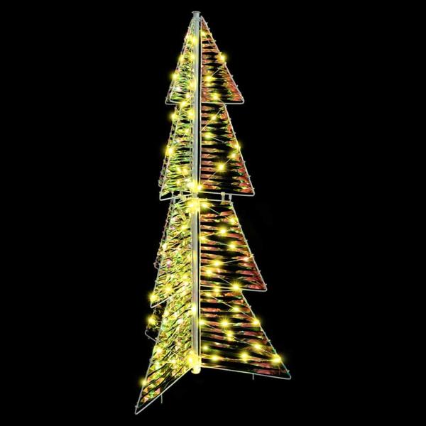 Weihnachtsbaum 100 LEDs Warmes Weiß 120 cm PET