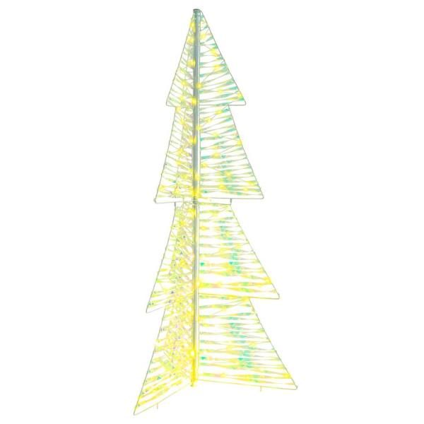 Weihnachtsbaum 160 LEDs Warmes Weiß 150 cm PET