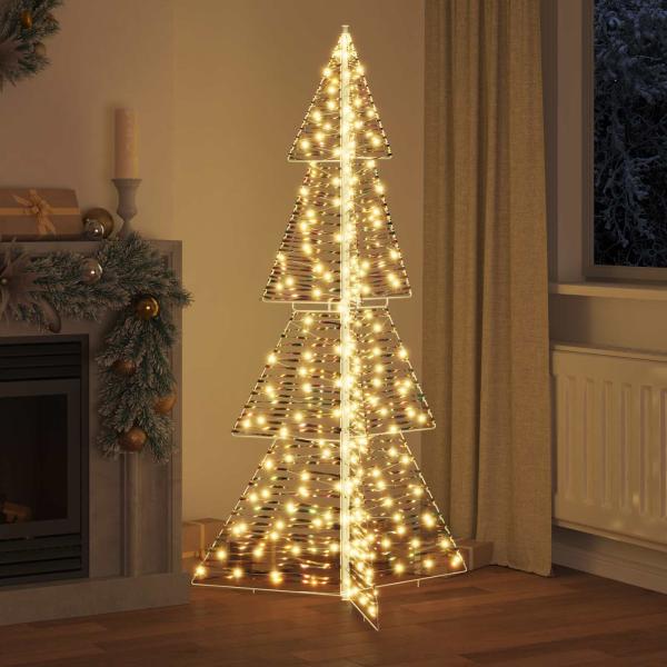 Weihnachtsbaum 240 LEDs Warmes Weiß 180 cm PET