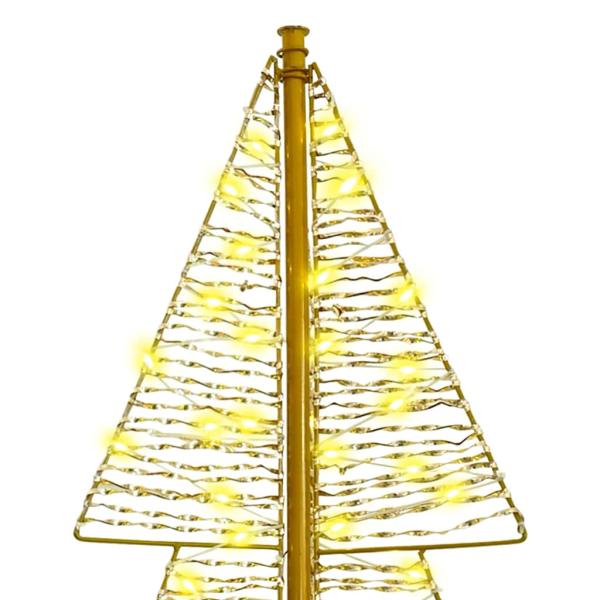 Weihnachtsbaum mit 240 LEDs Warmes Weiß 180 cm PET