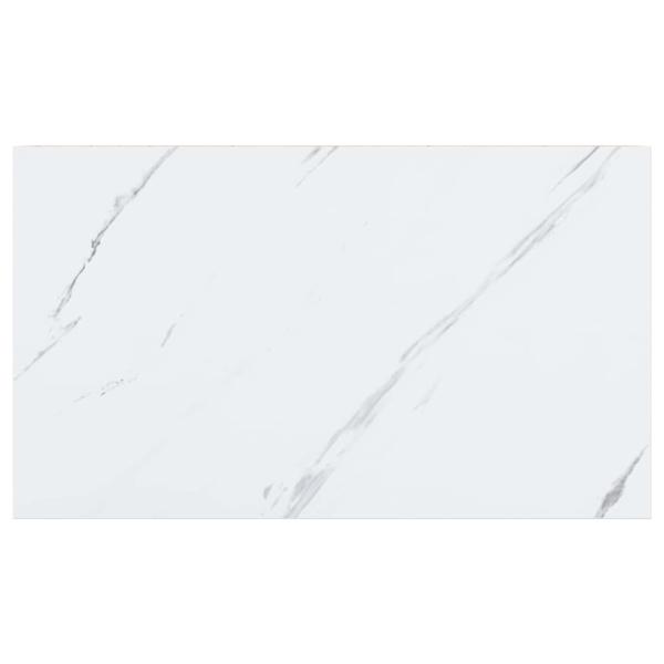 Wandregal Wandhalterung 4 Stk. Weiß Marmor 40 x 23,5 x 3,8 cm