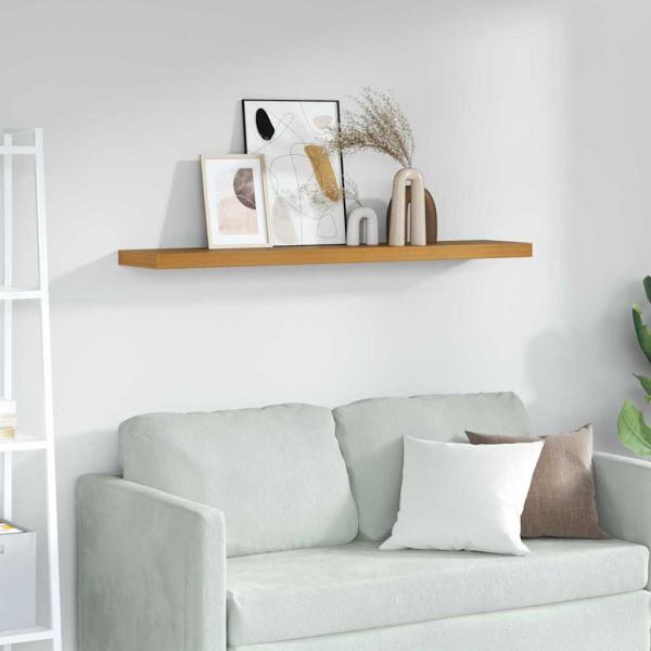 ARDEBO.de - Wandregal Wandhalterung Beige 120 x 23,5 x 3,8 cm Holzwerkstoff