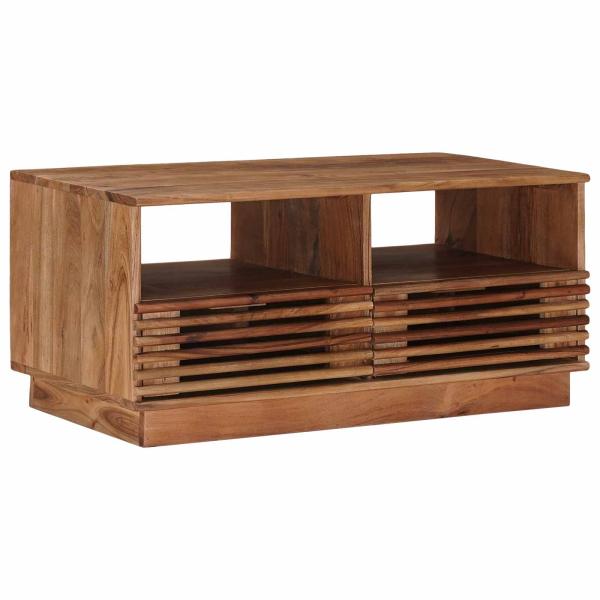 Handgefertigter Kaffeetisch Teakbraun 85 x 45,5 x 40 cm