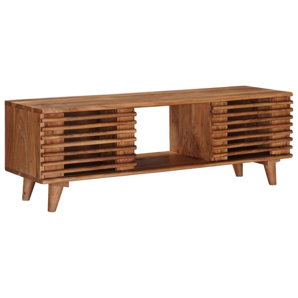 TV-Schr?nk mit Speicher mit T?r Natur 105 x 30 x 35 cm