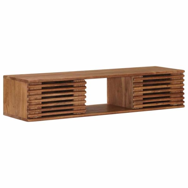 ARDEBO.de - TV-Schränk mit Speicher mit Tür Natur 105 x 30 x 22,5 cm