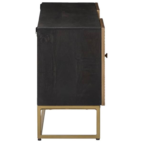 TV-Schränk mit Schubladen mit Regal Messing 105 x 30 x 50 cm
