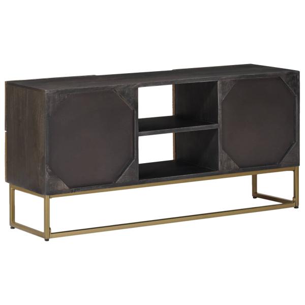 TV-Schränk mit Schubladen mit Regal Messing 105 x 30 x 50 cm
