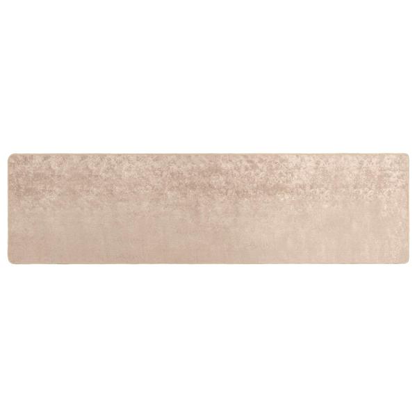 Teppichläufer MARSA Beige 80 x 350 cm Polyester und PVC