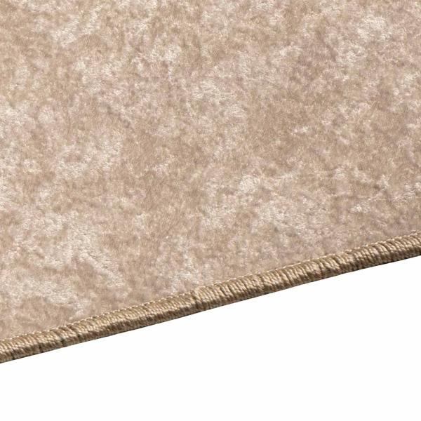 Teppichläufer MARSA Beige 100 x 100 cm Polyester und PVC