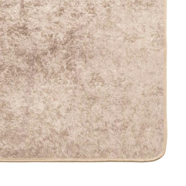 Teppichläufer MARSA Beige 100 x 100 cm Polyester und PVC
