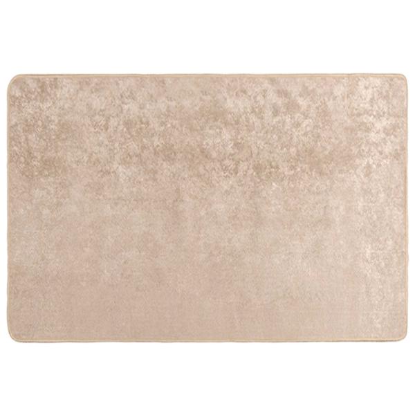 Teppichläufer MARSA Beige 100 x 150 cm Polyester und PVC