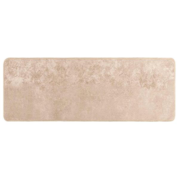Teppichläufer MARSA Beige 100 x 250 cm Polyester und PVC