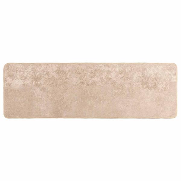 Teppichläufer MARSA Beige 100 x 350 cm Polyester und PVC