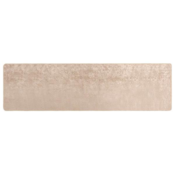 Teppichläufer MARSA Beige 100 x 400 cm Polyester und PVC