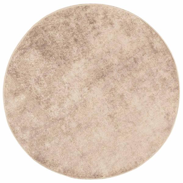 Teppichl?ufer MARSA Beige 120 x 120 cm Polyester und PVC