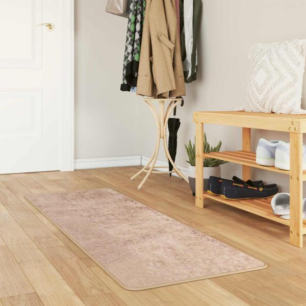 ARDEBO.de - Teppichläufer MARSA Sand 50 x 100 cm Polyester und PVC