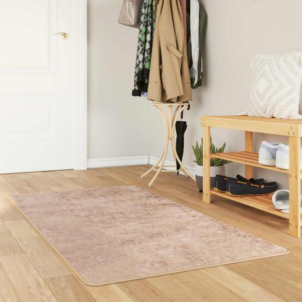 ARDEBO.de - Teppichläufer MARSA Sand 80 x 200 cm Polyester und PVC