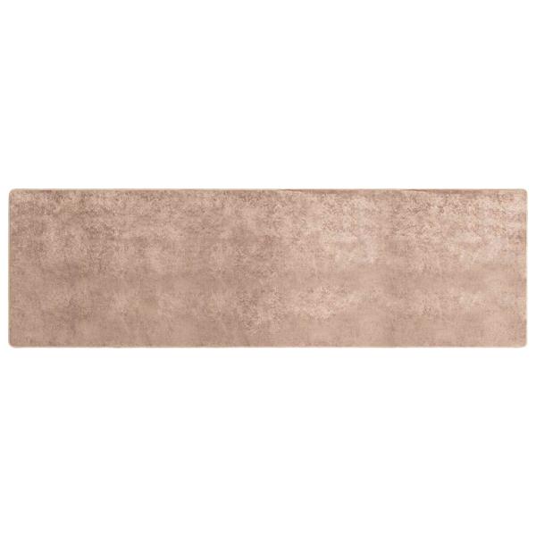 Teppichläufer MARSA Sand 80 x 250 cm Polyester und PVC
