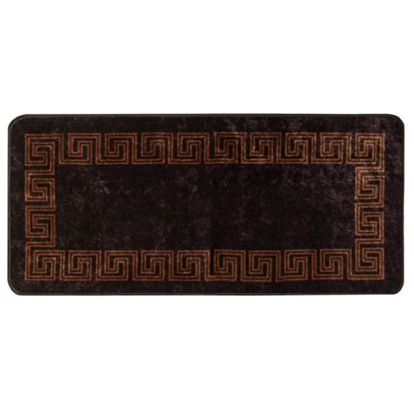 Teppichläufer MARSA Schwarz 100 x 200 cm Polyester und PVC