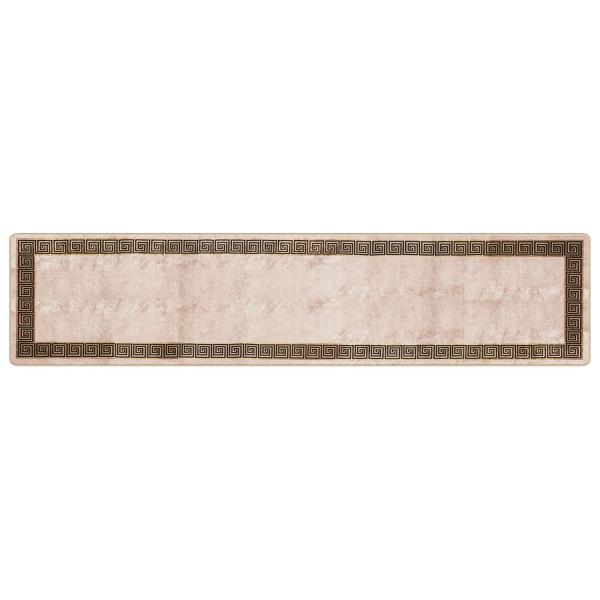 Teppichläufer MARSA Schwarz 80 x 350 cm Polyester und PVC