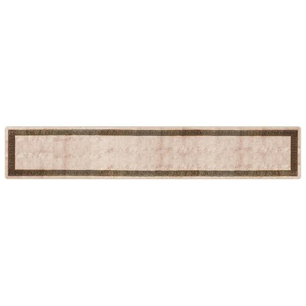 Teppichläufer MARSA Beige und Schwarz 80 x 450 cm