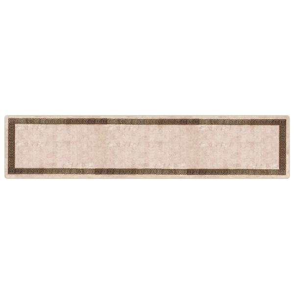 Teppichläufer MARSA Schwarz 100 x 450 cm Polyester und PVC
