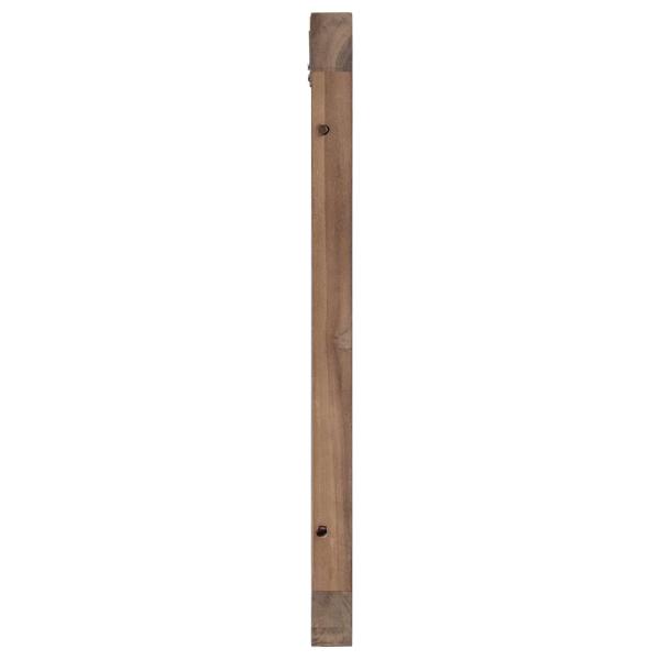 Bettkopfteil Natur Massivholz Teak