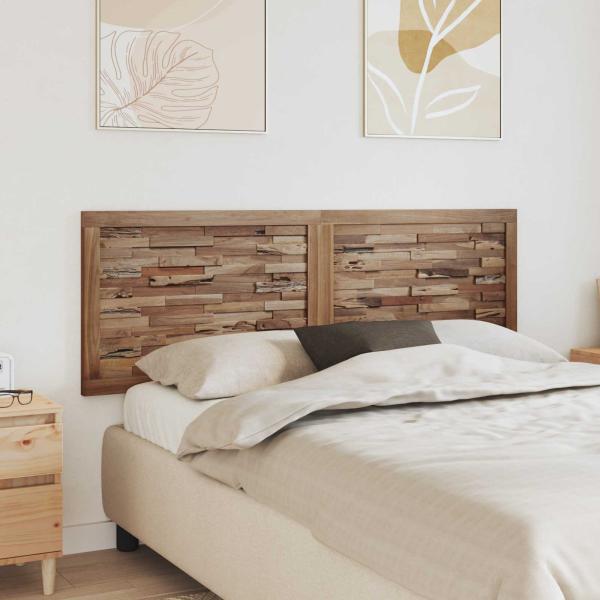 ARDEBO.de - Bettkopfteil Natur Massivholz Teak