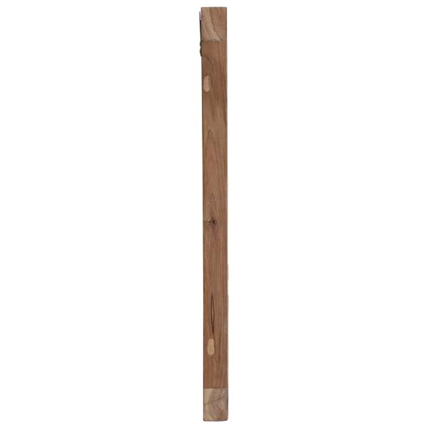 Bettkopfteil Natur Massivholz Teak