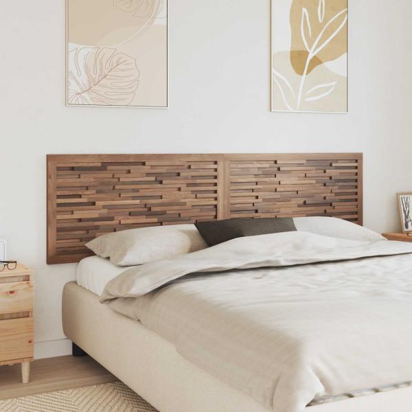 ARDEBO.de - Bettkopfteil Natur Massivholz Teak