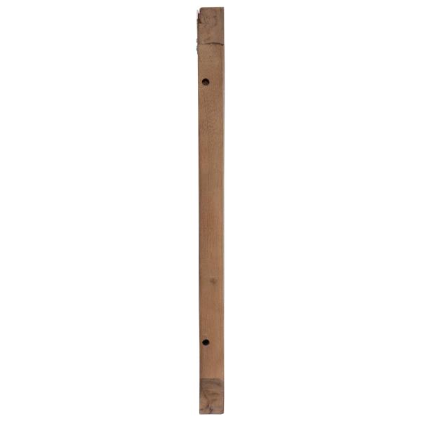 Bettkopfteil Natur Massivholz Teak