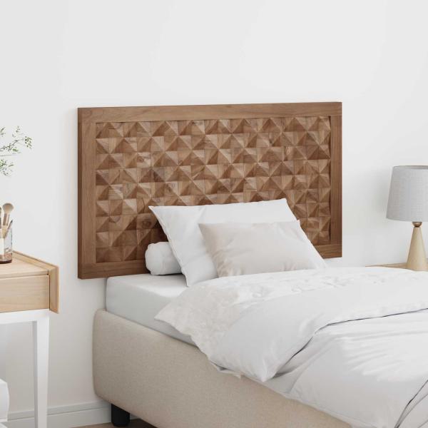 ARDEBO.de - Bettkopfteil Natur Massivholz Teak