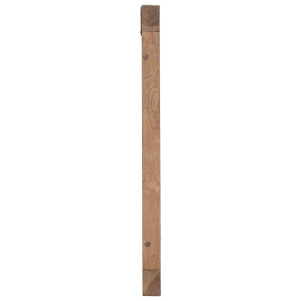 Bettkopfteil Natur Massivholz Teak
