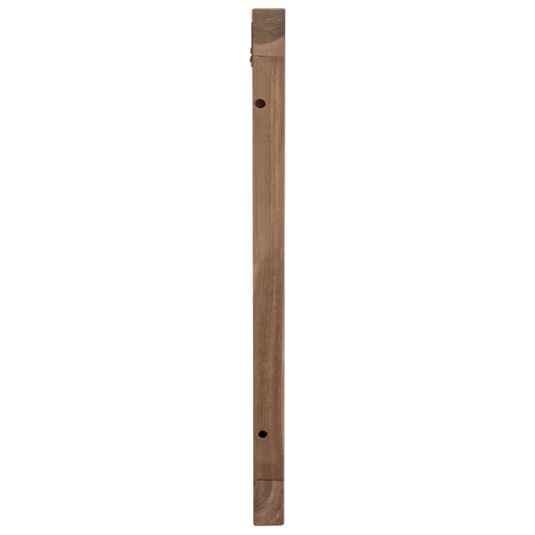 Bettkopfteil Natur Massivholz Teak