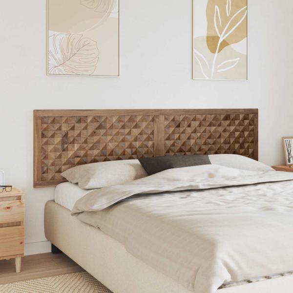 ARDEBO.de - Bettkopfteil Natur Massivholz Teak