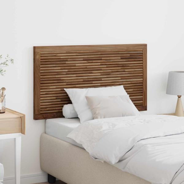 ARDEBO.de - Bettkopfteil Natur Massivholz Teak