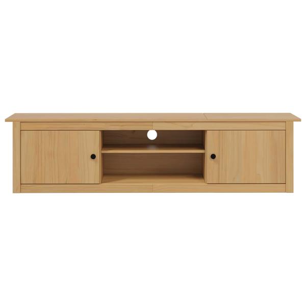 TV Rack HILL 158 x 40 x 39,5 cm Honigbraun Massives Kiefernholz