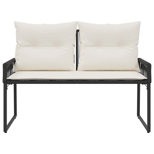 Bank Outdoor 2 -Seater 4 stk. 110 x 59 x 82 cm Poly-Rattan