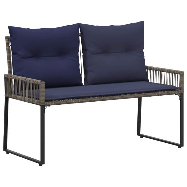 Bank Outdoor 2 -Seater 4 stk. 110 x 59 x 82 cm Poly-Rattan