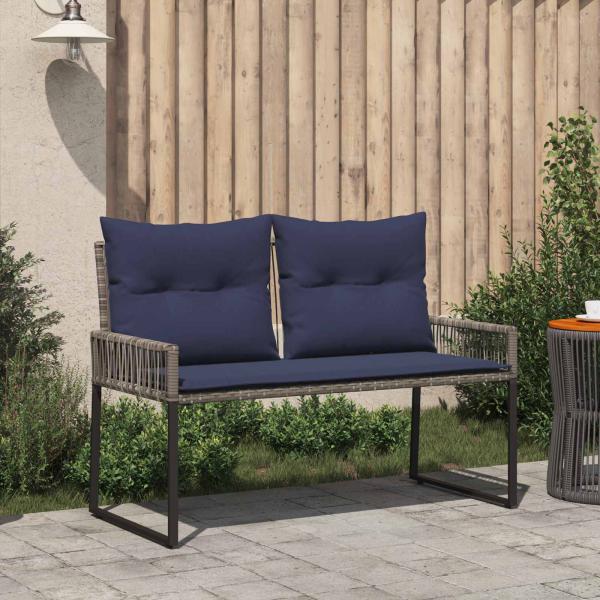 Bank Outdoor 2 -Seater 4 stk. 110 x 59 x 82 cm Poly-Rattan