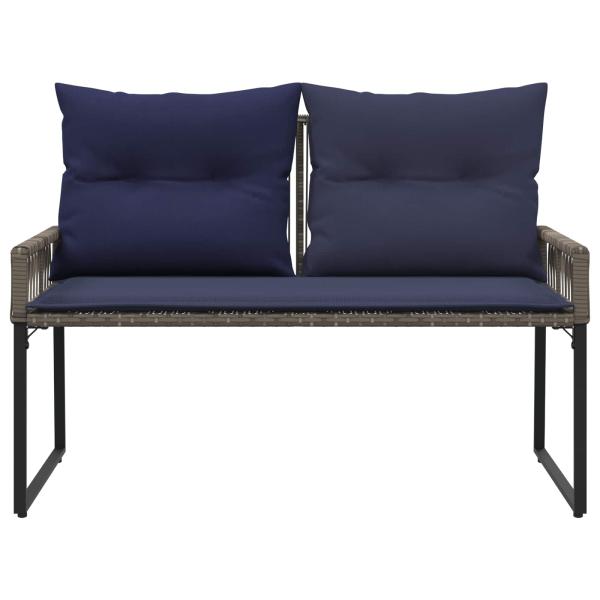 Bank Outdoor 2 -Seater 4 stk. 110 x 59 x 82 cm Poly-Rattan