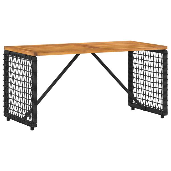 Gartenmöbel-Set 4 Stk. Schwarz und Türkis