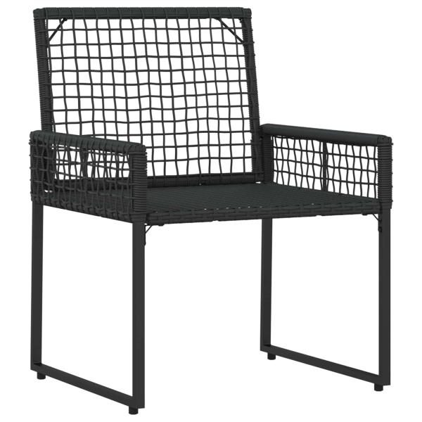 Gartenmöbel-Set 4 Stk. Schwarz und Türkis