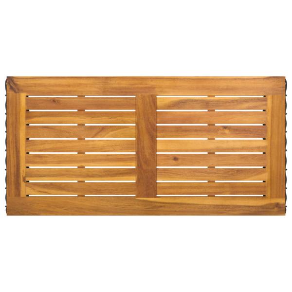 Gartenmöbel-Set 4 Stk. Schwarz und Türkis