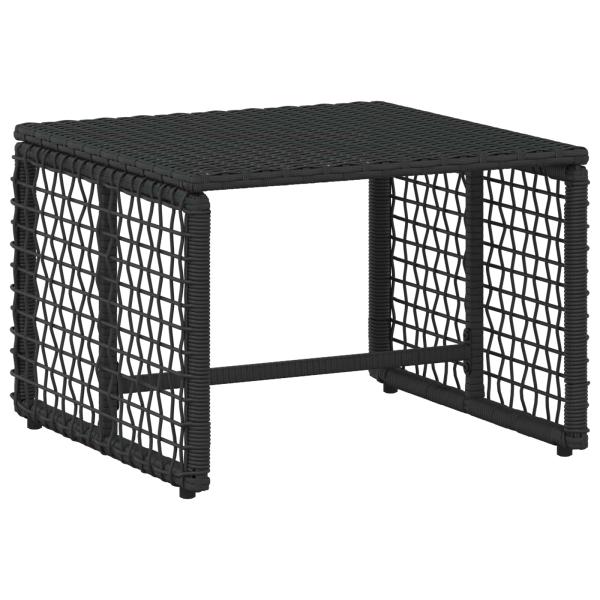 Gartenmöbel-Set 5 Stk. Schwarz und Weiß