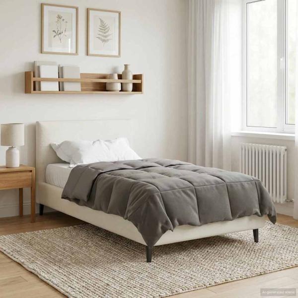 ARDEBO.de - Winterbettdecke 155 x 200 cm Winter Mikrofaser (100% Polyester)