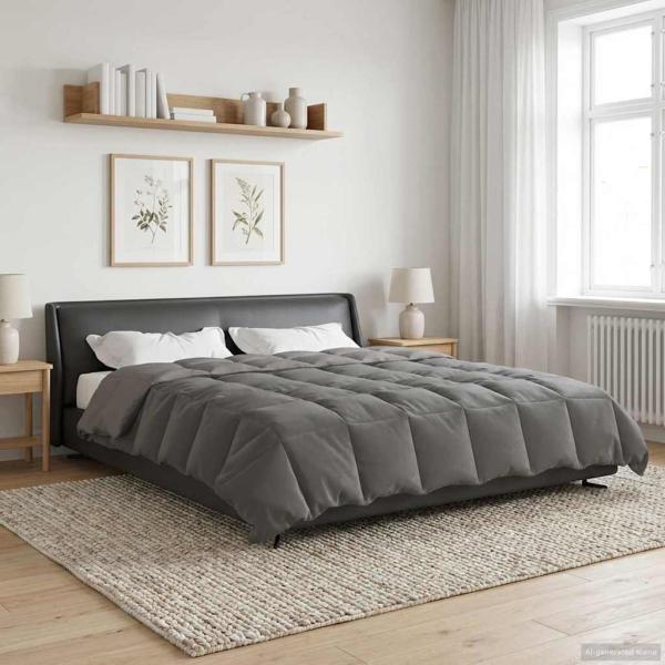 ARDEBO.de - Winterbettdecke 200 x 240 cm Winter Mikrofaser (100% Polyester)