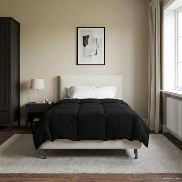 ARDEBO.de - Winterbettdecke 155 x 200 cm Winter Mikrofaser (100% Polyester)