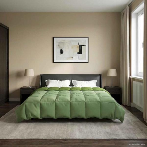 ARDEBO.de - Winterbettdecke 240 x 260 cm Winter Mikrofaser (100% Polyester)